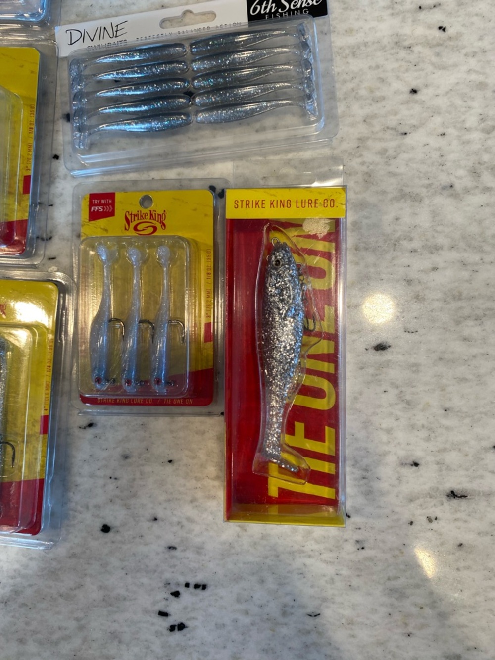 Brand New Assorted Fishing Lures and Soft Baits Bundle - Strike King, 6th Sense - Picture 6 of 7